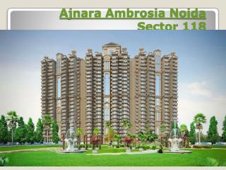 Ajnara Ambrosia Noida Sector 118, 2/3 bhk flats in Noida