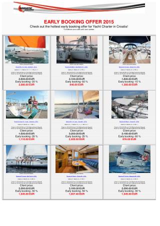 Last Minute Charter Special Offer!