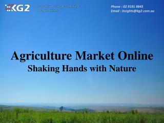 Agriculture Market Online - Shaking Hands with Nature