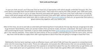 free tarot reading