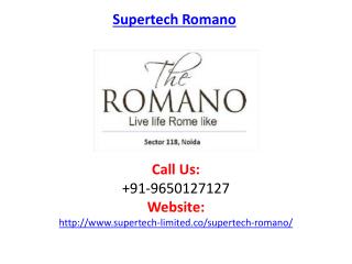Supertech Romano Residential Project
