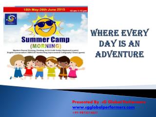 Best summer camp for kids in south delhi