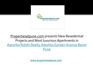 Aaeshka Riddhi Realty Aaeshka Garden Avenue Baner Pune