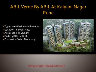 ABIL Verde By ABIL At Kalyani Nagar Pune