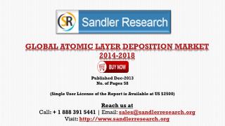 Global Atomic Layer Deposition Market Growth Drivers Analysi