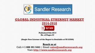 Industrial Ethernet Market 2018 – Key Vendors Research