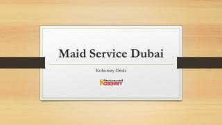 Maid Service Dubai