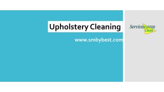 Upholstery Cleaning Services by Service Master by Best