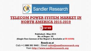 Telecom Power System Market in North America to Grow at 2% C