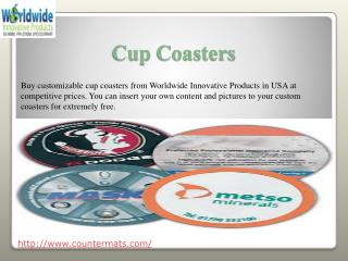 #Cup Coasters