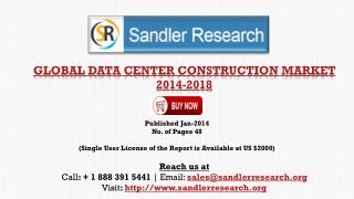 Global Data Center Construction Market Scenario & Growth Pro