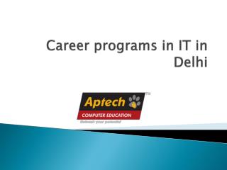 Career programs in IT in Delhi