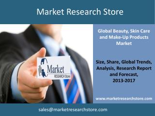 Global Market for Beauty, Skin Care and Make-Up Products