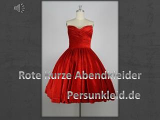 Chic Kurze Rote Abendkleider Online Günstig Sale