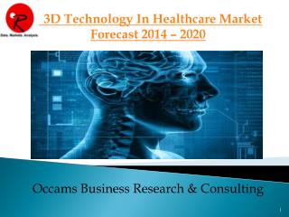 3D Application in Healthcare Market | Forecast 2014-2020