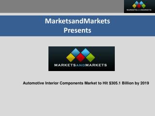 Automotive Interior Components Market