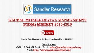 Mobile Device Management Market Forecast for Global Regions