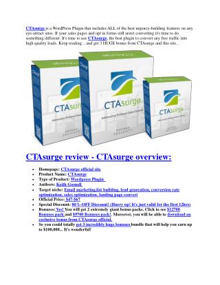 CTAsurge software ultimate review and $12000 BONUSES