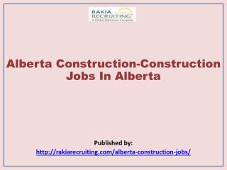 Alberta Construction-Construction Jobs In Alberta