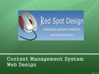 Content Management System Web Design