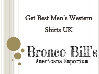 Get Best Men's Western Shirts UK