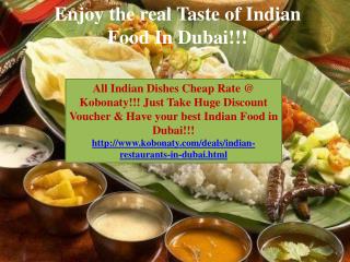 Indian restaurants in Dubai