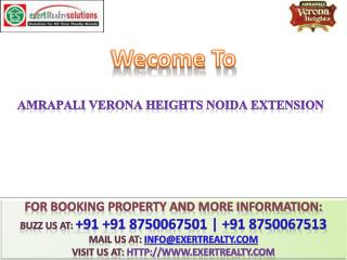 Amrapali Verona Heights 8750067501 Greater Noida