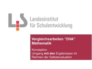 Vergleichsarbeiten “DVA” Mathematik