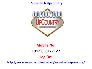 Supertech UpCountry Greater Noida
