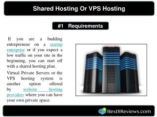 Shared Hosting or VPS Hosting