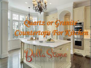 Quartz or Granite Countertops For Kitchen