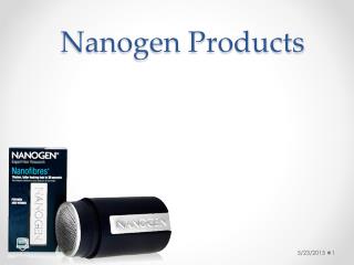 Nanogen Products by Nanogenindia