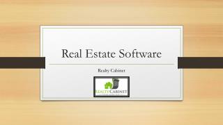 Real Estate Software - Realty