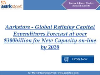 Aarkstore - Global Refining Capital Expenditures Forecast