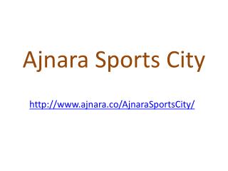 Ajnara Sports City Apartments