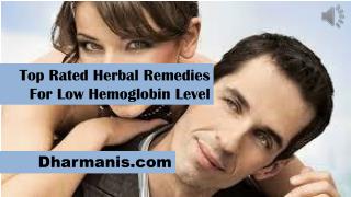 Top Rated Herbal Remedies For Low Hemoglobin Level