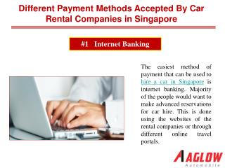 Different payment methods accepted by car rental companies i