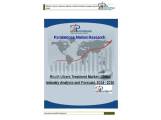 Mouth Ulcers Treatment Market: Global Industry Analysis