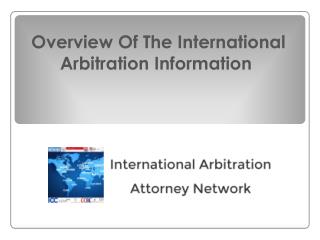 International Arbitration Overview