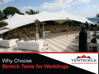 Why Choose Stretch Tents for Weddings