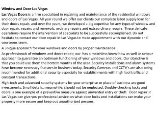 Las Vegas Doors