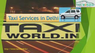 Taxi Services in Delhi