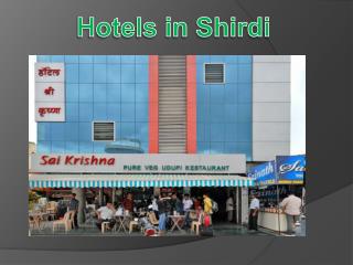 Hotels in Shirdi