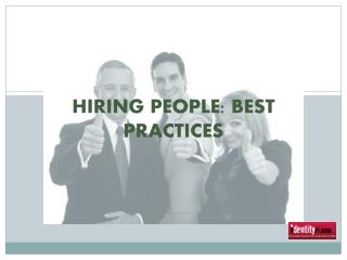 HIRING PEOPLE
