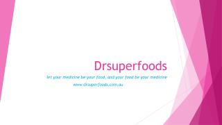 Buy Superfoods Australia, Natural Foods Australia | Dr. Supe