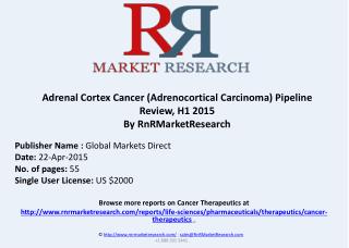 Adrenocortical Carcinoma Therapeutic Pipeline Review 2015