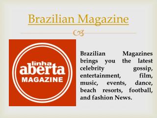 Revista brasileira nos eua