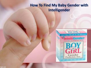 How To Find My Baby Gender with Intelligender