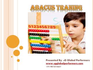 PPT on Abacus Training