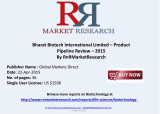 Bharat Biotech International Limited – Product Review